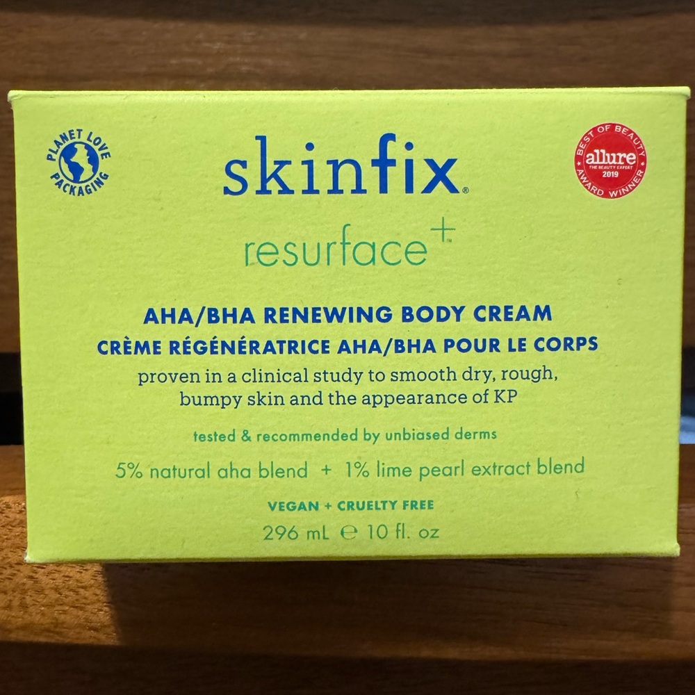 Skin Green Moisturizer AHA/BHA Resurfacing Cream